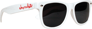 CHOC CHUNK SHADES WHITE W/RED LOGO