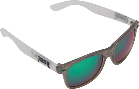 CREATURE FREAKERS 80'S SUNGLASSES TRANS GRN/CLEAR