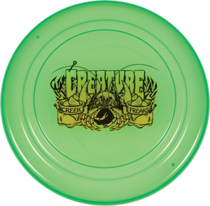 CREATURE FREAKY FLYER FRISBEE TRANS EMERALD GREEN