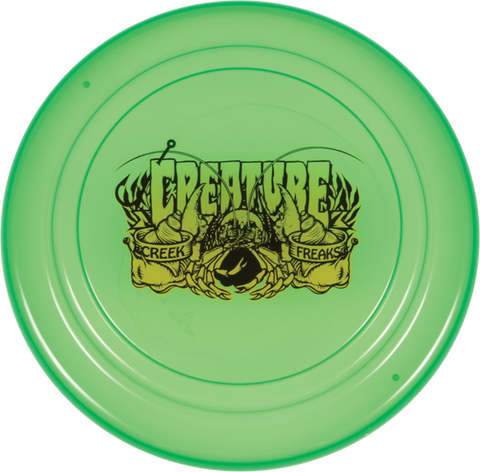 CREATURE FREAKY FLYER FRISBEE TRANS EMERALD GREEN