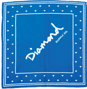 DIAMOND OG SCRIPT BANDANA BLUE