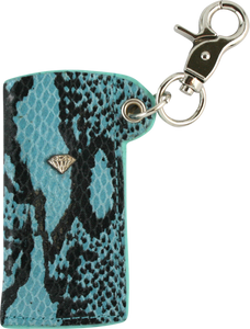 DIAMOND SNAKESKIN LIGHTER SLEEVE DIAMOND BLUE/SIL