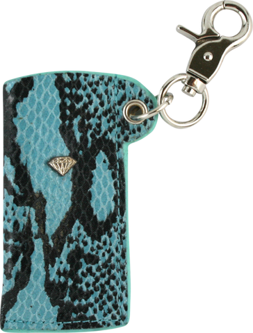 DIAMOND SNAKESKIN LIGHTER SLEEVE DIAMOND BLUE/SIL