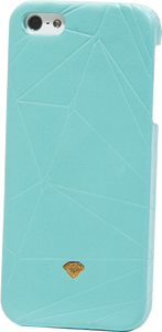 DIAMOND IPHONE5 SLIDER CASE-LEATHER DMND. BLU sale