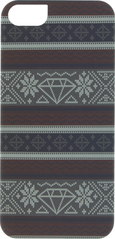 DIAMOND IPHONE5 FAIRISLE CASE BURGUNDY sale