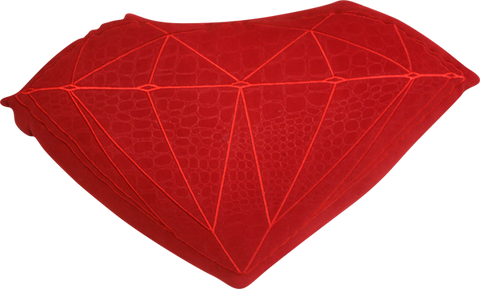 DIAMOND BRILLIANT PILLOW RED CROC