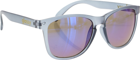 GLASSY DERIC CLR.GREY/BLU MIRROR SUNGLASSES