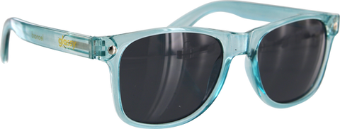 GLASSY LEONARD BLUE ICE SUNGLASSES