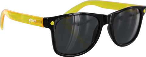 GLASSY LEONARD CANCER HATER BLK/CL.YEL SUNGLASSES