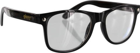 GLASSY LEONARD BLK/CLEAR SUNGLASSES