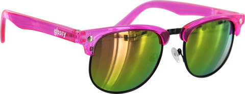 GLASSY MORRISON CANCER HATER PINK SUNGLASSES