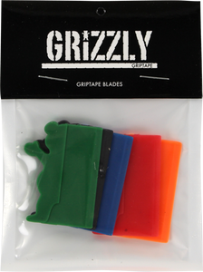 GRIZZLY PLASTIC GRIPTAPE BLADES AST.COLOR 5/PACK