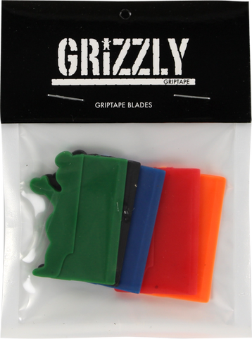 GRIZZLY PLASTIC GRIPTAPE BLADES AST.COLOR 5/PACK