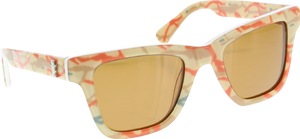 GRIZZLY BRANCH CAMO SUNGLASSES TAN/ORG