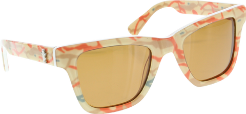 GRIZZLY BRANCH CAMO SUNGLASSES TAN/ORG