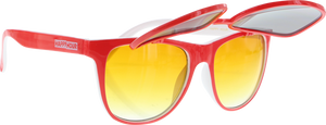 HAPPY HOUR RED CUP RED/WHT/GOLD SUNGLASSES