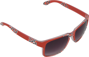 INDEPENDENT CROSS BAR 80'S SUNGLASSES RED