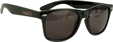 KROOKED EYES SUNGLASSES BLK/RED