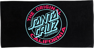 SANTA CRUZ CALI DOT TOWEL BLACK