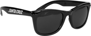 SANTA CRUZ STRIP SHADES WAYFARER SUNGLASSES BLACK