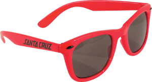 SANTA CRUZ STRIP SHADES WAYFARER SUNGLASSES RED