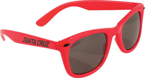 SANTA CRUZ STRIP SHADES WAYFARER SUNGLASSES RED