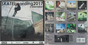 2017 SKATEBOARDING CALENDAR