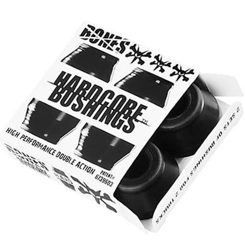 Bones Bushings: Hard Black 96a 4 pack Bushings- Edge Boardshop