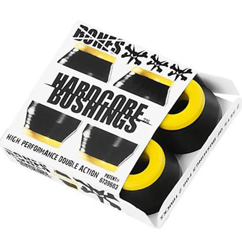 Bones Bushings: Medium Black 91a 4 pack Bushings- Edge Boardshop